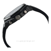 Alexandre Christie AC 9601 GC Black Rubber Strap